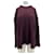 Autre Marque Bordeauxfarbener Wollpullover  - Ansicht 1