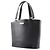 Sac fourre-tout en cuir noir Burberry - vue 2