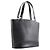 Sac fourre-tout en cuir noir Burberry - vue 3