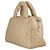 Bolsa de boliche Coco Cocoon em couro de cordeiro metálico acolchoado dourado da Chanel - vista 2