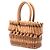 LOEWE Piccola Borsa Tubolare in Nappa Marrone - vista 2