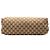 Borsa a tracolla Gucci in tela GG marrone con web Beige - vista 3