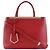 Fendi Petite 2Jours in Pelle Rossa Rosso