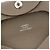 Monedero Bastia de Hermès en gris Etoupe Gris pardo - vista 5