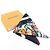 Sciarpa Louis Vuitton Monogram Carré 70 LV Bouquet Multicolore Blu navy - vista 6