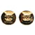 Chanel Coco Mark Clip Ohrringe Golden  - Ansicht 1