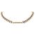Collana a catena con marchio Coco placcata in oro Chanel D'oro