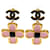 Orecchini da donna Chanel Coco Mark Flower Nero Rosa D'oro  - vista 1