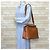 Fendi Dotcom Schultertasche aus Leder Braun - Ansicht 3
