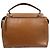 Fendi Dotcom Schultertasche aus Leder Braun - Ansicht 4