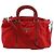 Borsa a spalla in nylon A5 di Prada Rosso