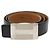 Cinturón Reversible H-Plate de Hermès Castaño Negro