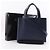Céline Borsa a Spalla Celine MC1739 in Pelle di Vitello Blu Navy 2 Vie A5 - vista 18