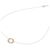 Collar Péndulo de Círculo Interconectado Tiffany & Co. 1837 Plata Dorado - vista 4
