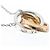Collar Péndulo de Círculo Interconectado Tiffany & Co. 1837 Plata Dorado - vista 5