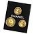 Set di Orecchini e Spilla CHANEL Vintage 31 Rue Cambon D'oro - vista 18