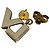 Ohrring-Set von Louis Vuitton Silber Golden - Ansicht 7