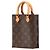 Louis Vuitton Monogram Petite Sac Plat Handbag Brown - view 2