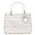 Borsa a mano Dior Lady Canage in tweed Christian Dior Bianco Multicolore