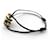 Hermès NEUF BRACELET HERMES PENDENTIF POP H LAQUE NOIR & PLAQUE OR CORDON BANGLE  - vue 2