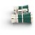 NEUF JUMELLES MONTRE ROLEX LUNETTES D'OPERA ACIER PALLADIE EMAIL VERT BINOCULARS - vue 4