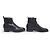 Hermès SCARPE HERMES FINLAND ANFIBI 42 IN PELLE NERA CON DOPPIE CINGHIE Nero - vista 3