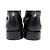 Hermès SCARPE HERMES FINLAND ANFIBI 42 IN PELLE NERA CON DOPPIE CINGHIE Nero - vista 5