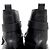 Hermès SCARPE HERMES FINLAND ANFIBI 42 IN PELLE NERA CON DOPPIE CINGHIE Nero - vista 6
