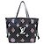 BORSA LOUIS VUITTON NEVERFULL MM WILD AT HEART MONOGRAM M45818 Nero - vista 2