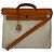 Bolsa de ombro Hermès Toile Vache Herbag 39 MM Natural Marrom