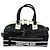Borsa da bowling con zip Medium Dior Vibe in pelle di agnello Cannage Christian Dior Nero