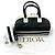 Borsa da bowling con zip Medium Dior Vibe in pelle di agnello Cannage Christian Dior Nero - vista 2