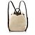 Zaino da sci in tela Monogram shearling Louis Vuitton Marrone Beige - vista 3