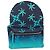MCM Stark Ceramic Blue Gradation Palm Canvas Backpack