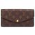 Portafoglio Sarah Monogram Louis Vuitton Marrone