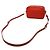 Bolsa de ombro 2 em 1 em nylon e couro com logo triangular da Prada Vermelho - vista 2