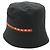 Bucket Hat aus Polyester von Prada Sport Schwarz Rot