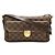 Borsa a Spalla Damier Ravello GM di Louis Vuitton Marrone
