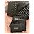 Saint Laurent Borsa Envelope Large in pelle caviar nera Nero - vista 4