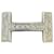 Constance Cinturón de Cuero Hermès Touareg con Hebilla H Esculpida a Mano en Plata AG925  - vista 1