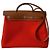 Borsa Hermès Herbag 39 Arancione in Pelle