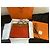 Borsa Hermès Herbag 39 Arancione in Pelle - Ansicht 9