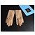 Lanvin Handschuhe aus echtem Peccary in Dunkelbeige Größe 6 ½ Taupe - Ansicht 2
