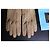 Lanvin Handschuhe aus echtem Peccary in Dunkelbeige Größe 6 ½ Taupe - Ansicht 3