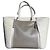 Autre Marque Borsa a spalla Sabatier 1947 in pelle e pelliccia Beige
