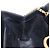 Salvatore Ferragamo Borsa a Spalla Gancini Chain in Pelle Nera Oro Auth 169084 Nero D'oro - vista 19