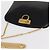 Salvatore Ferragamo Borsa a Spalla Gancini Chain in Pelle Nera Oro Auth 169084 Nero D'oro - vista 6