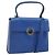 Borsa a mano CÉLINE Circle in pelle 2 in 1 blu oro Auth 163422 D'oro