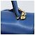 Borsa a mano CÉLINE Circle in pelle 2 in 1 blu oro Auth 163422 D'oro - vista 10