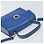 Borsa a mano CÉLINE Circle in pelle 2 in 1 blu oro Auth 163422 D'oro - vista 6